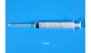 Sterile low frictional force syringes for single use