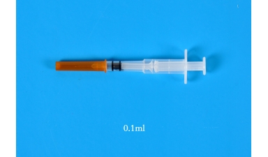 Sterile auto-disable syringes for single use